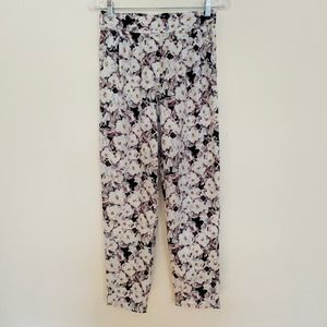 Willi Smith Floral Flowy Loose Pants w pockets & elastic waist Sz XS
